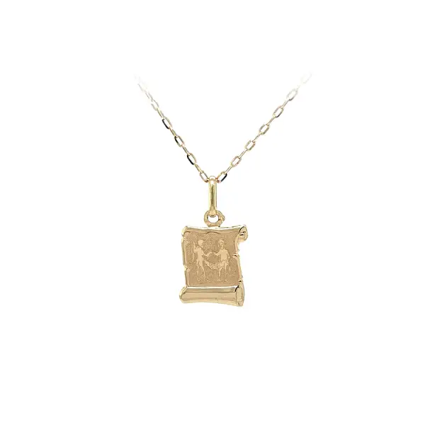 Mặt dây chuyền vàng biểu tượng của Song Tử