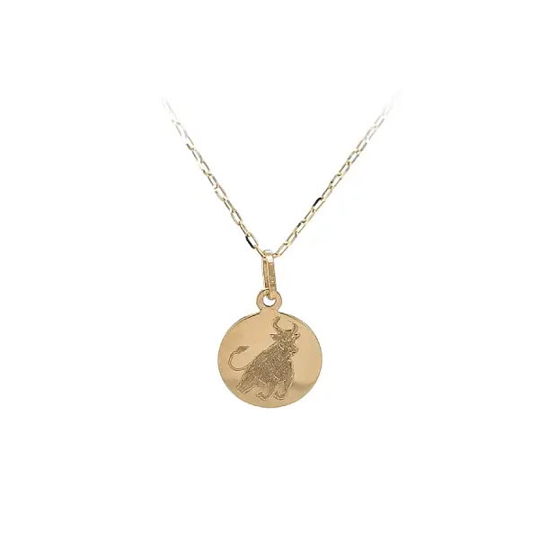 Mặt dây chuyền vàng biểu tượng con bò