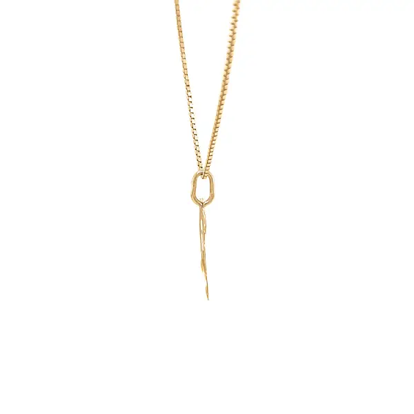 Mặt dây chuyền vàng chữ P