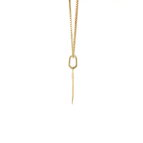 Mặt dây chuyền vàng chữ S