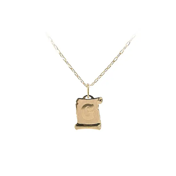 Mặt dây chuyền vàng hình chữ G