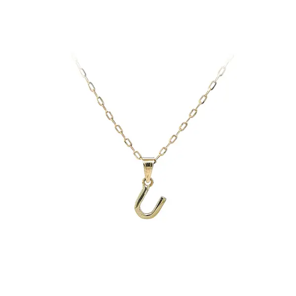 Mặt dây chuyền vàng hình chữ U