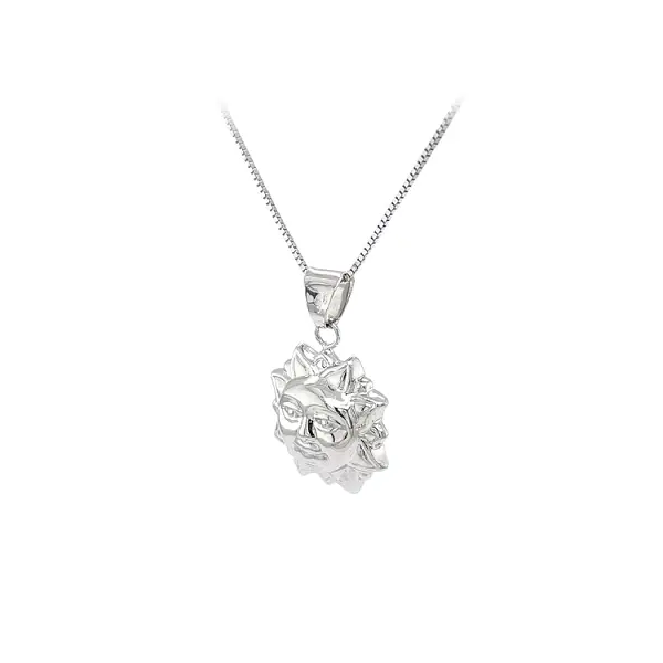 Mặt dây chuyền Mặt Trời làm bằng vàng trắng