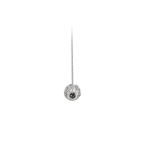 Mặt dây chuyền hình quả cầu đính đá zircon