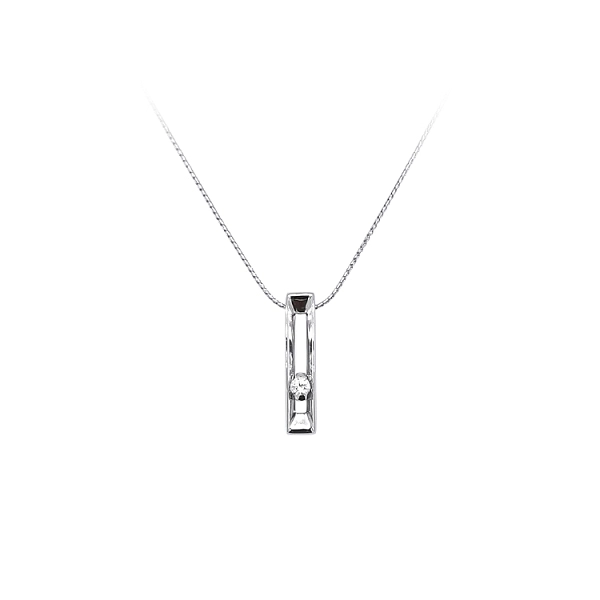Mặt dây chuyền zircon trắng vàng