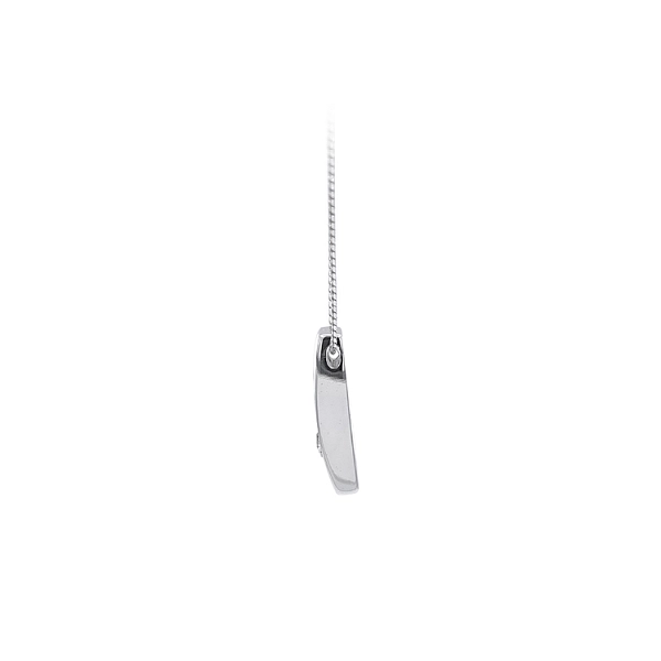 Mặt dây chuyền zircon trắng vàng