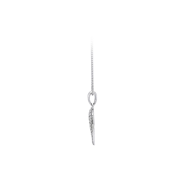 Mặt dây chuyền hình trái tim đính đá zircon