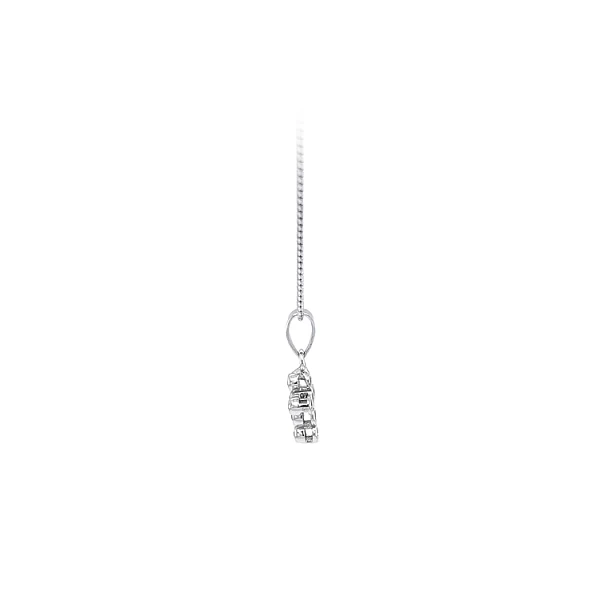 Thiết kế chéo với đá zircon trắng và vàng