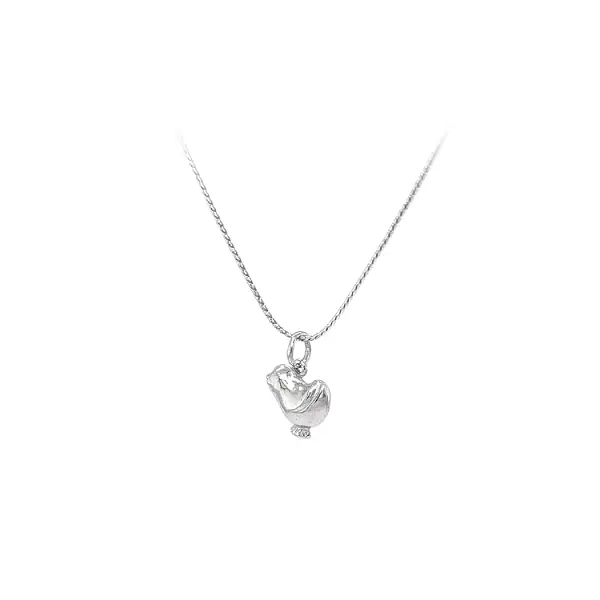 Mặt dây chuyền vàng trắng