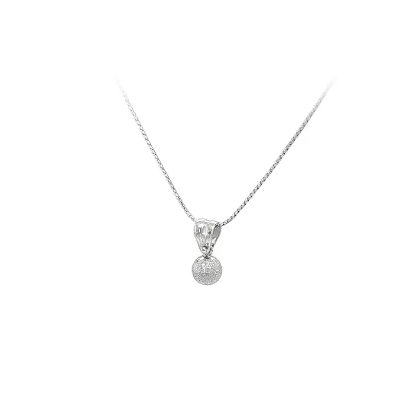 Mặt dây chuyền vàng trắng