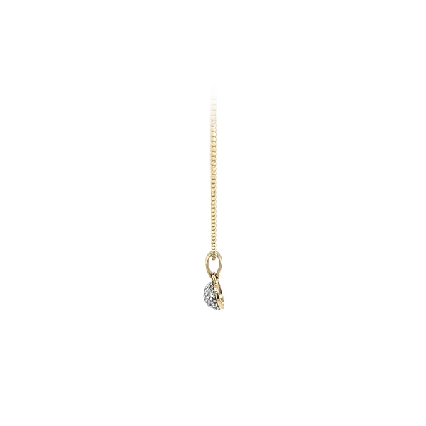 Mặt dây chuyền vàng đính đá zircon