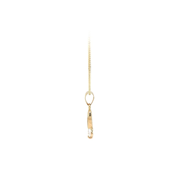 Mặt dây chuyền vàng đính đá zircon