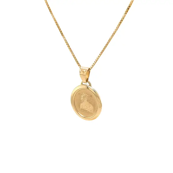 Mặt dây chuyền vàng biểu tượng Đức Mẹ Đồng Trinh
