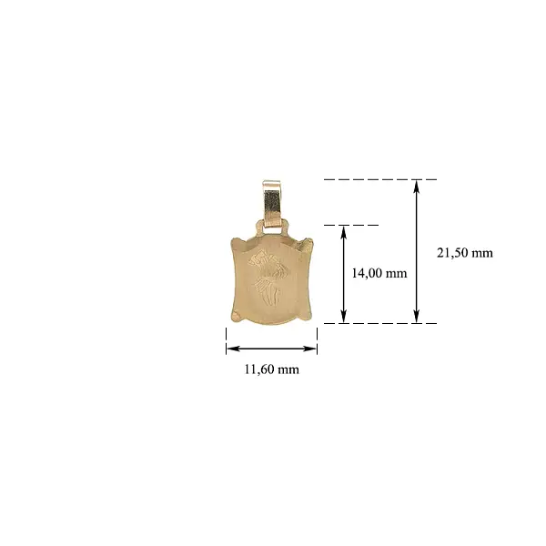 Mặt dây chuyền vàng chòm sao Bảo Bình