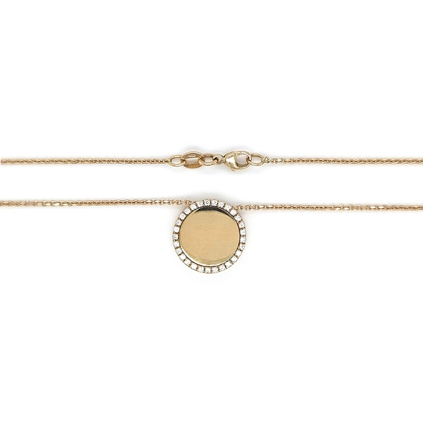 Vòng cổ vàng đính đá zircon