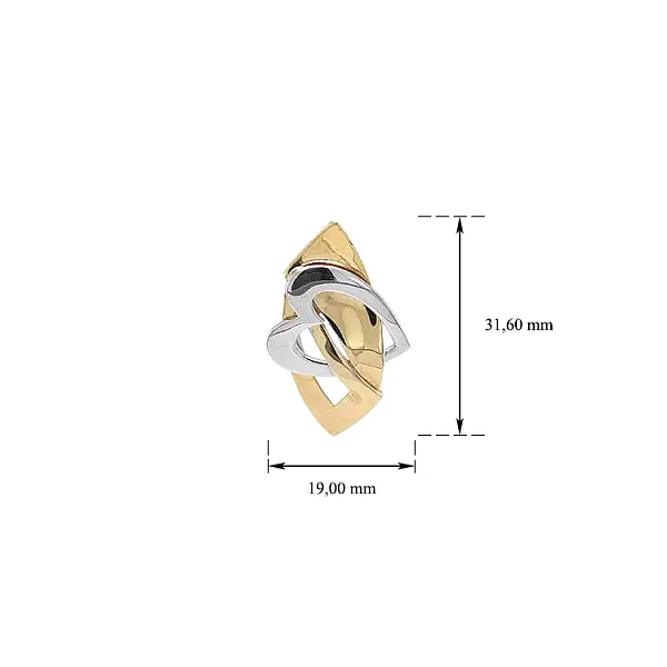 Mặt dây chuyền làm từ vàng kết hợp