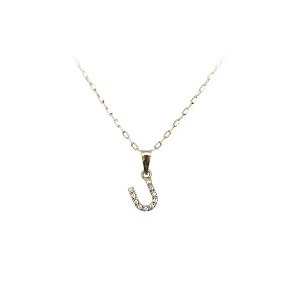 Mặt dây chuyền vàng hình chữ U