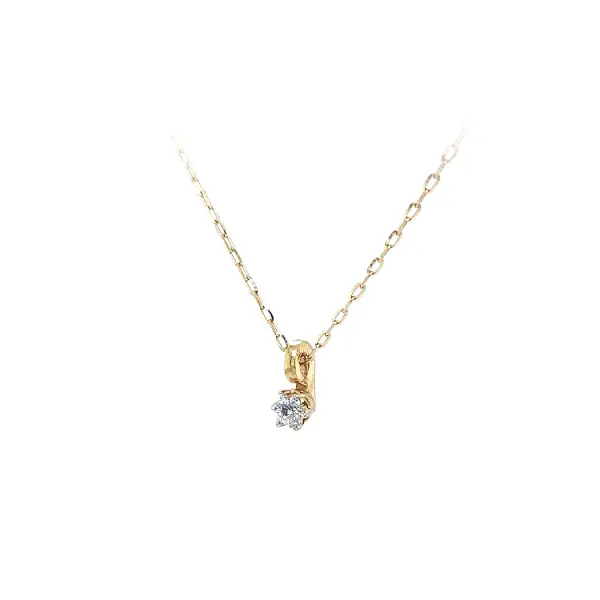 Mặt dây chuyền vàng đính đá xanh