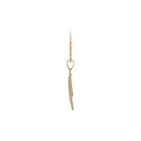 Mặt dây chuyền vàng đính đá zircon