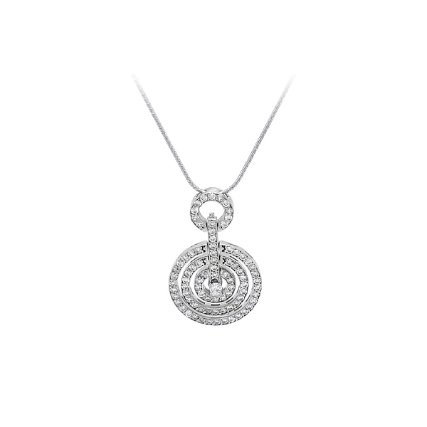 Vòng cổ vàng đính đá zircon