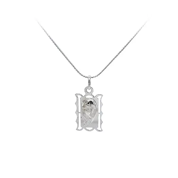 Mặt dây chuyền Đức Mẹ Đồng Trinh Maria bằng vàng trắng