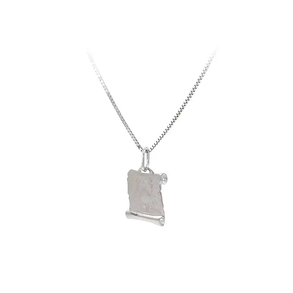 Mặt dây chuyền hình con bọ cạp bằng vàng trắng