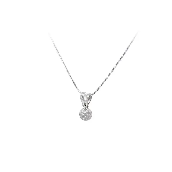 Mặt dây chuyền vàng trắng