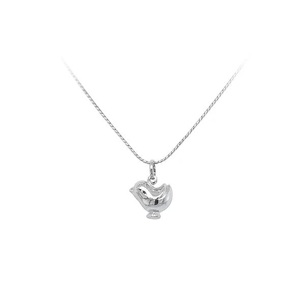 Chuỗi vòng cổ hình con gà từ vàng trắng