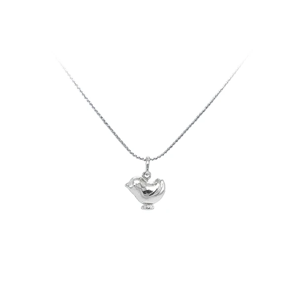 Chuỗi vòng cổ hình con gà từ vàng trắng