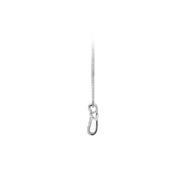 Mặt dây chuyền thánh giá với đá zircon trắng và vàng trắng