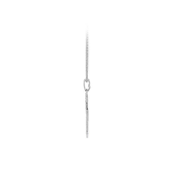 Thiết kế chéo với đá zircon trắng và vàng