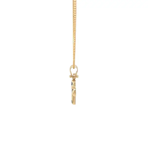 Thánh giá vàng với zircon