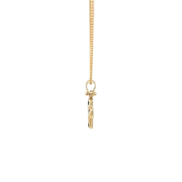 Thánh giá vàng với zircon