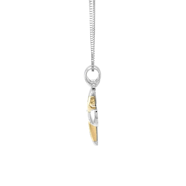 Thánh giá vàng với đá zircon làm từ vàng kết hợp