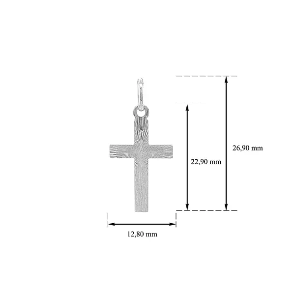 Thánh giá bằng vàng trắng