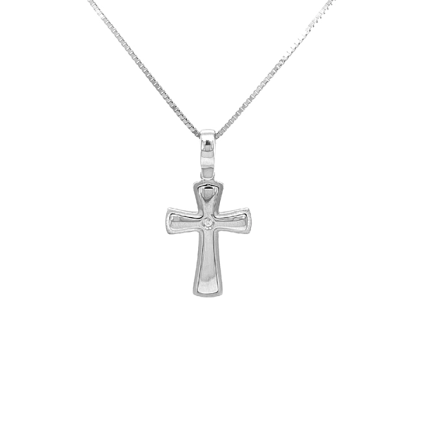 Thánh giá vàng với zircon