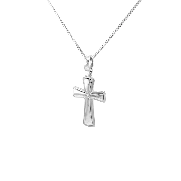 Thánh giá vàng với zircon