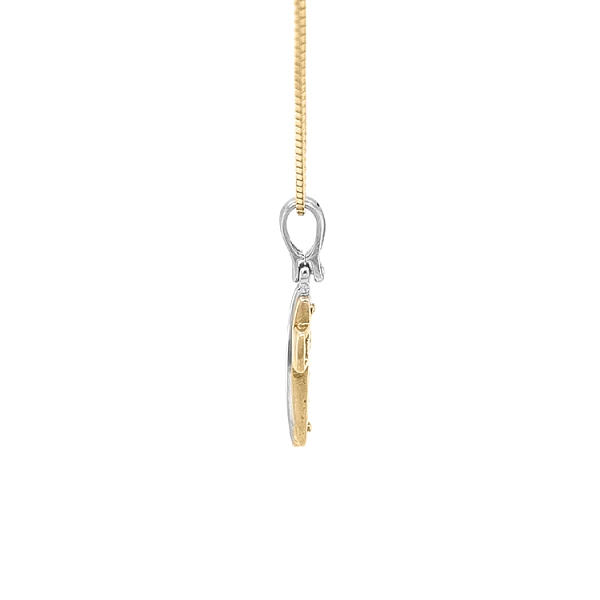 Thánh giá vàng với zircon