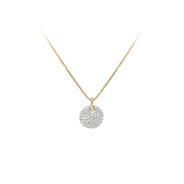Mặt dây chuyền vàng đính đá zircon