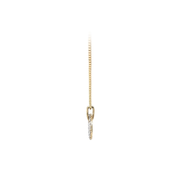 Mặt dây chuyền vàng đính đá zircon
