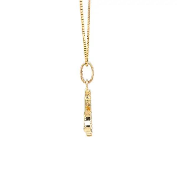 Mặt dây chuyền vàng hình mỏ neo