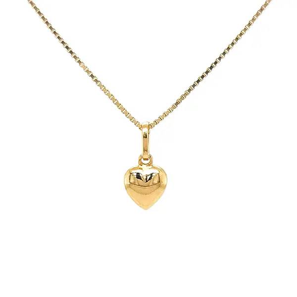 Mặt dây chuyền vàng hình trái tim