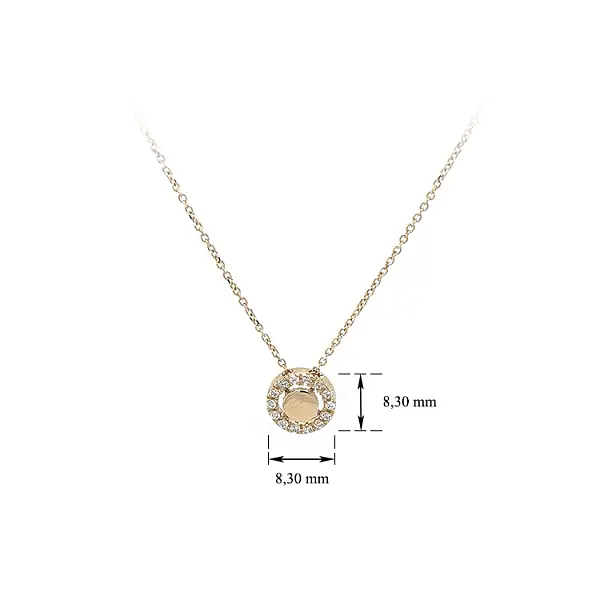Vòng cổ cho nữ đính đá zircon