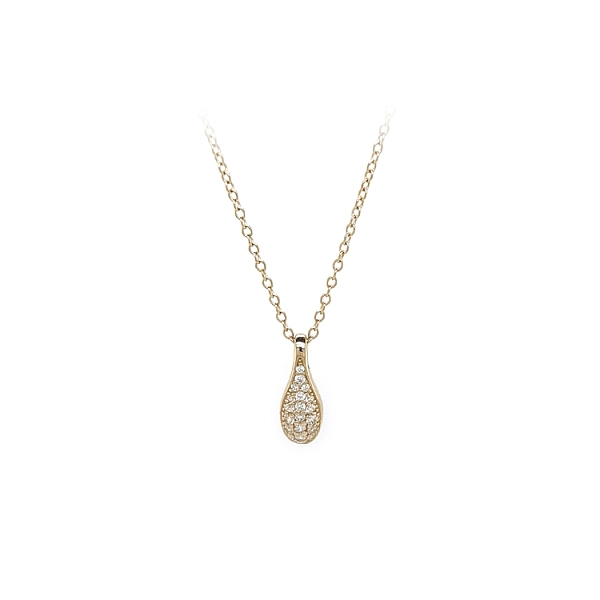 Vòng cổ vàng đính đá zircon
