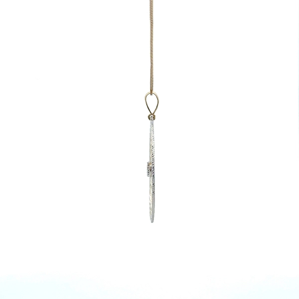 Mặt dây chuyền vàng đính đá zircon
