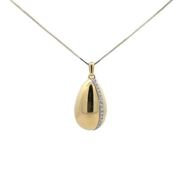 Mặt dây chuyền vàng đính đá zircon