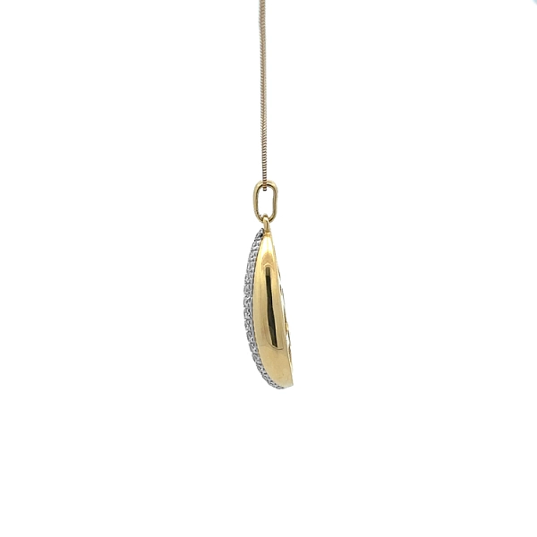 Mặt dây chuyền vàng đính đá zircon