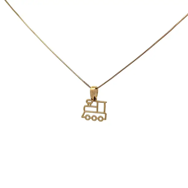 Mặt dây chuyền vàng cao cấp hình tàu hỏa