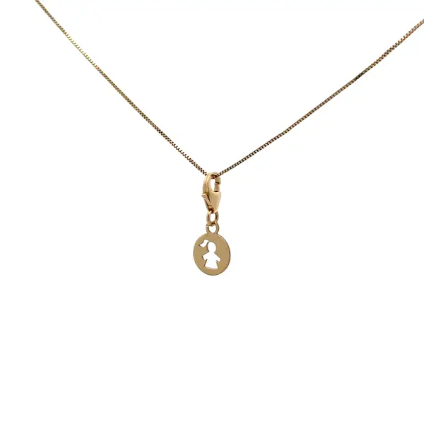 Mặt dây chuyền vàng cho vòng tay bé gái