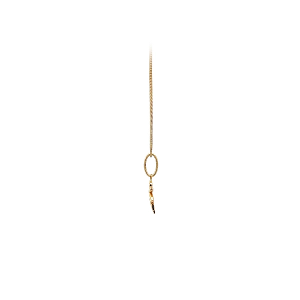 Mặt dây chuyền Golden Girl với đá zircon